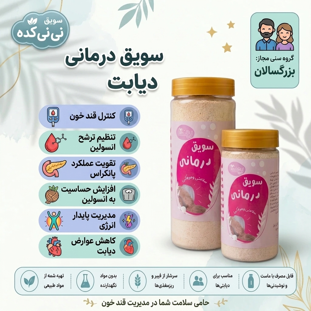سویق درمانی دیابت | کمک به مدیریت قند خون